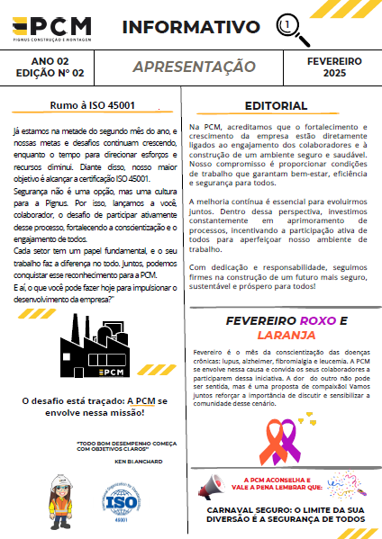 Você está visualizando atualmente CONEXÃO PCM – FEVEREIRO 2025