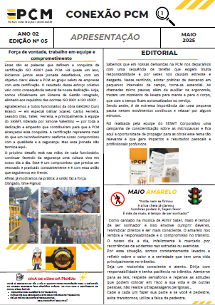 Você está visualizando atualmente CONEXÃO PCM – MAIO 2025