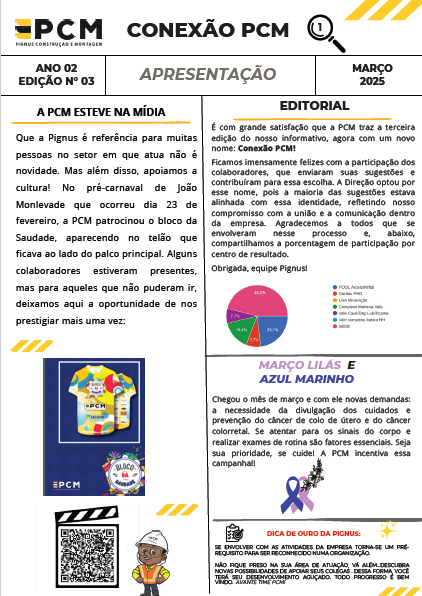 Você está visualizando atualmente CONEXÃO PCM – MARÇO 2025